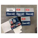 2500 rounds of CCI 22 long rifle standard velocity ammunition *new in package*