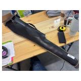 Padded leather rifle scabbard 44”