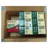 Seven new full boxes of 12 gauge eight shot sport competition target load shotgun shells