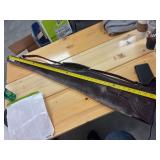Leather rifle scabbard 44"