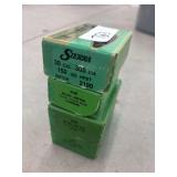 Four boxes of Sierra 30 caliber 150 grain and 110 grain bullets