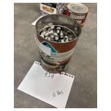 Coffee can of 454 bullets 11 pounds