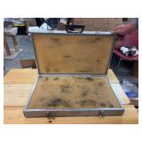 Stainless steel hard side carrying case for handguns 25 x 15