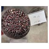 31 pounds of 38 caliber bullets