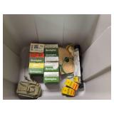 6+ boxes of 20 GA shotgun shells and misc items