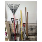 Long handled yard tools