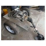 Voltmeter PTO generator on trailer Model PTO 15/12, Maximum wattage 15000, rated wattage 12000, power cord and 3 pt drawbar