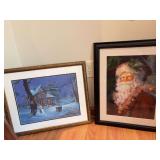 Two Christmas prints