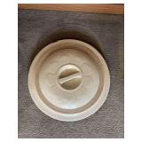 #8 stoneware crock lid, fits 8 gallon crock pot