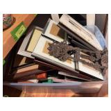 Tote full of picture frames of all sizes!