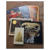 Vintage titled modern story books, Christmas themes