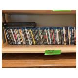 Approx 50 Blu-ray Discs and LG Blu-Ray player, no remote!