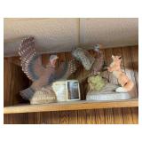 2 Wild Turkey figural bottles