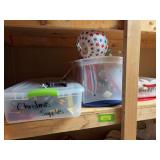 Christmas decorating supplies and accessories