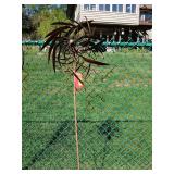 60” tall whirly gig made from old tools