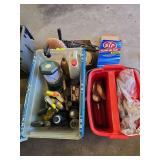 Auto cleaning supplies, buffer, bucket etc..