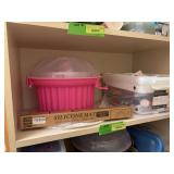 Silicone mat, cupcake carrier, cupcake papers, etc