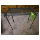 Artsy metal table 11 x 22 x 20H