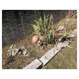 Choice of decorative rocks, etc