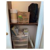 Lots of crafting supplies, duffel bag, 3 drawer storage drawer and contents