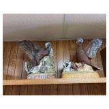 2 Wild Turkey figural bottles