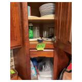 Teavana pieces, Corelle plates, Room Essentials plates, drinking glasses, etc