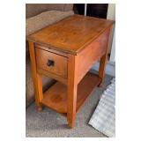 22x13x23H Lane side table w single drawer