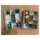 Glass Christmas ornaments 21 pcs probably Czech