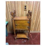 Old copper lined smoking stand