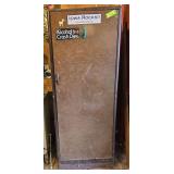 Single door wardrobe cabinet with rain coats, duffle, insulated pants, oil skin coat XL
