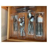 Interpur stainless steel flatware, uncounted