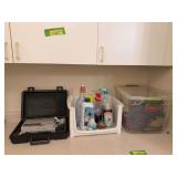 P touch printer, lint rollers, cleaning fluids, new mittens etc...