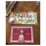 1930 laundry calendar, J&P Coats book