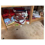 Plethora of Christmas items from eggs to planters