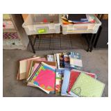 Large selection of scrapbooking paper