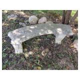 Cement yard bench Approx 48” long