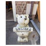 Welcome bear Approx 24” tall