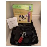 Apollo Kinetics pulse portable massager and Andis portable ion clippers