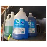 6 jugs of various washer fluid