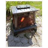 Charbroil brand pagoda style fire pit 25x20x32H Screens need replaced
