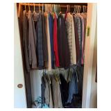 Men’s shirts size XL and 17.5x34, pants size 38