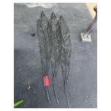 Approx 68” long metal “leaves” Hang them inside or out!!