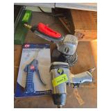 1/2" air impact wrench, DA sander and new blow gun