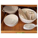 White serving ware includes Pier 1