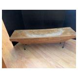 8x30x9H dough bowl on legs