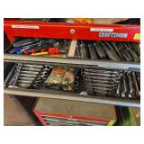 Craftsman combination wrenches, SAE & MM, crows foot wrenches and Craftsman screwdrivers