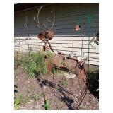 Metal deer approx 66” tall