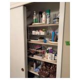 All in bath closet Too much to mention, but bring a lot of boxes!!