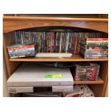 Panasonic DVD/VHS player with DVD’s and VHS tapes