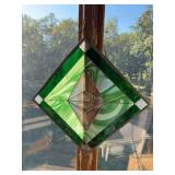 16x16 leaded stained glass hanging